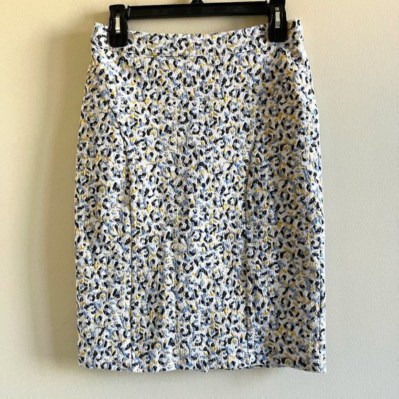 MAEVE Anthropologie Jacquard Leopard Print Pencil - Picture 2 of 6